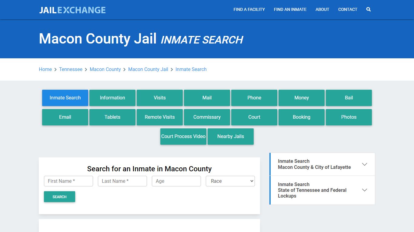 Macon County Jail, TN Inmate Search: Roster & Mugshots